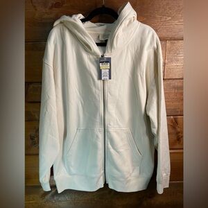 Universal Thread Off-White Zip-Up Jacket